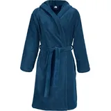Erwin Müller Unisex-Bademantel mit Kapuze, Heidenheim in marine | Gr.: M,