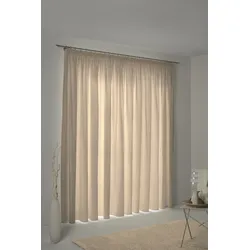 Vorhang ADAM "Urban Cactus" Gr. 2, braun (hellbraun), B:145cm H:175cm, Jacquard, Baumwolle (Bio-Baumwolle), Gardinen