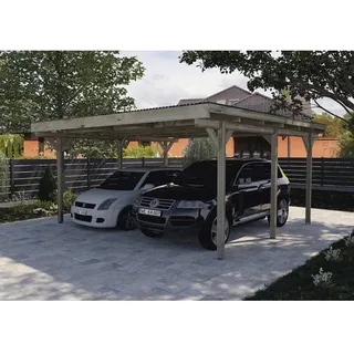 Weka Doppelcarport 616 4,71 x 3,89 cm kdi