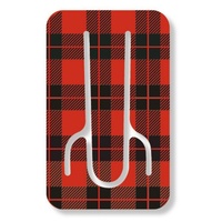 Bookchair Flexistand Red Tartan - superflacher Aufsteller für Smartphones und Mini-Tablets