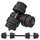 Homcom 2 in 1 Hanteln Set 30 kg verstellbare Kurzhantel & Langhantel schwarz