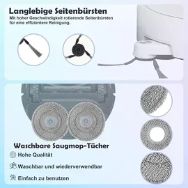 Spofan Zubehör für Mova P50 Pro Ultra/Dreame X40 Ultra/L40 Ultra/L10s Ultra Gen 3 21 Stück