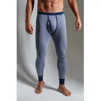 CLIPPER Lange Unterhose modische Optik Jeans meliert 8 2er Pack