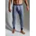 CLIPPER Lange Unterhose modische Optik Jeans meliert 8 2er Pack