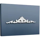 Orac Türaufsatz D170 Luxxus Zierelement Stuckprofil Stuckgesims Stilvolles Tür Element Weiß