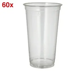 60 PAPSTAR Einweg-Trinkbecher 0,5 l