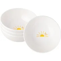 Villeroy & Boch Müslischalen Hello Sunshine 4-tlg. Gelb/Weiß