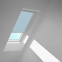 VELUX Rollo manuell RFL F06 4166S Himmelblau, 4166, Aluminiumschiene,GGU,Manuell,VELUX