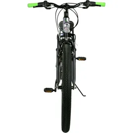 tpfsports Cross Kinderfahrrad - Jungen - 2 Handbremsen - 18 Gänge - 24 Zoll - Grau