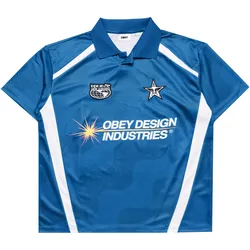 Obey SOCCER JERSEY - Blau - L
