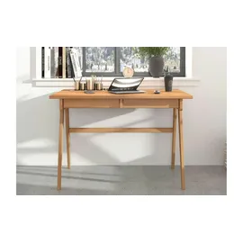 mc akcent Schreibtisch Delia Eiche massiv / Braun