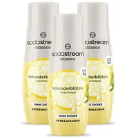 Sodastream - Holunderblüte ohne Zucker Sirup - 3x 440ml