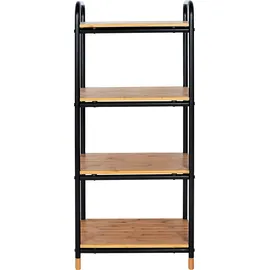 Wenko Regal Loft Bambus Braun mit 4 Etagen