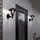 V-Tac Laterne Aluminium, Glas 20x23,8 cm 1x E27 schwarz