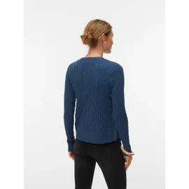 Vero Moda VMFANTASTIC LS O-NECK CABLE CARDIGAN Schwarz XS