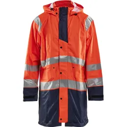 Warnschutz Regenmantel "4324" Level 1 - 3XL - orange/marine