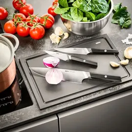GEFU ACURO Messerset 3-tlg. Schwarz/Silber