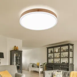 GLOBO Deckenleuchte 1x LED 24,0 W rund braun