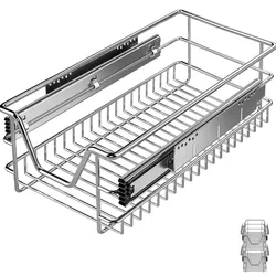 Teleskopschublade 2er-Set 30cm Schrankbreite Außenmaß