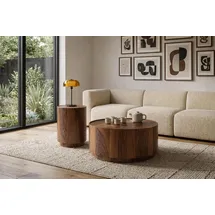 aea Couchtisch Beige Holz 40 x 42 cm