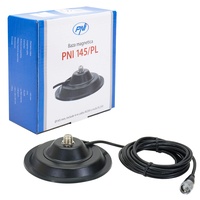 PNI Magnethalterung für CB-Antenne PNI 145 / PL, 145 mm, 4 m RG58-Kabel und PL259-Stecker