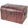 HMF 6406-140 Schatztruhe aus Holz 40 x 30 x 25 cm 1-tlg. braun