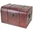 HMF 6406-140 Schatztruhe aus Holz 40 x 30 x 25 cm 1-tlg. braun