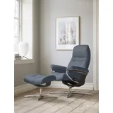 Stressless Stressless® Relaxsessel »Sunrise«, mit Cross Base, Größe S, M & L, Holzakzent Wenge, blau