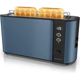 Arendo Langschlitz-Toaster Blau