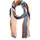 COLLEZIONE ALESSANDRO Schal Fenja " in blau | Gr.: onesize