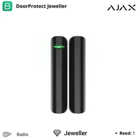 Ajax - Schwarzer Magnetischer Öffnungsmelder Doorprotect 38098 Ajdpn Dpn