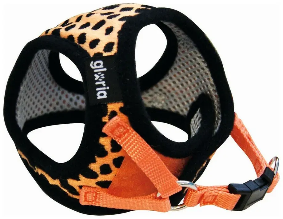 Hundegeschirr Gloria Leopard 21-29 cm Orange S