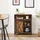 VASAGLE Sideboard 70 x 80 x 30 cm Braun/Schwarz