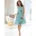 Lady Plisseekleid Etuikleid Mehrfarbig 48