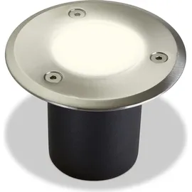 SO-Tech Bodeneinbaustrahler Edelstahl Ø 100 mm ohne Leuchtmittel grau