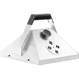 Thüros Grillhaube für Tischgrill 30 x 30 cm pflegeleicht weiß