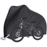 Senders Fahrradabdeckung Wasserdicht 190T Fahrradgarage Fahrrad Schutzhülle mit Schlosslöcher Wasserfest Schutz vor Schnee Staub Regen UV 200x70x110cm mit Beutel