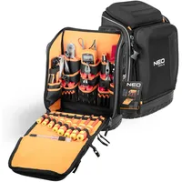 Neo Tools Elektriker Werkzeugrucksack 31-tlg. - mit Werkzeugen für