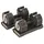 centr Smart Stack 50 verstellbare Hanteln 2 x 22.5 kg braun|dunkelgrau 45kg