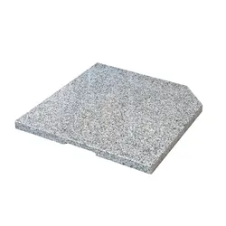 Doppler Sonnenschirmständerplatten Granit 25 kg Grau