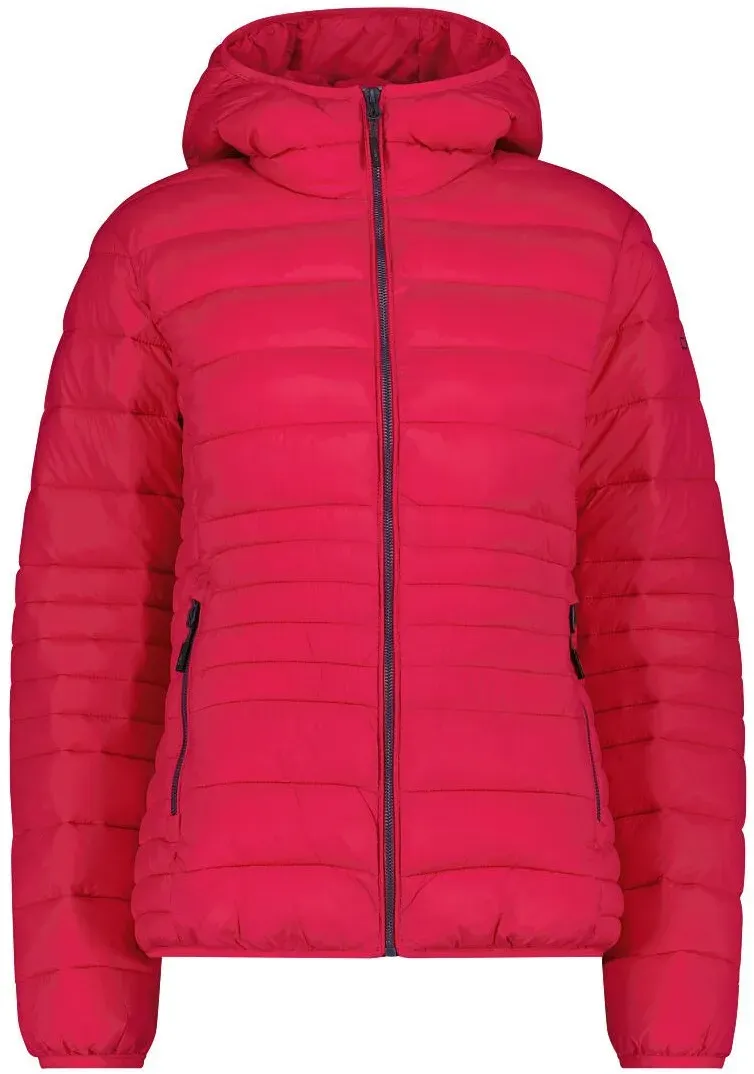 CMP Woman Padded Jacket FIX Hood carminio (C839) 46