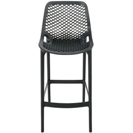 deluke Barhocker, Dunkelgrau, Kunststoff, 45x105x53 cm, Esszimmer, Barmöbel, Barhocker