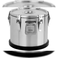 Thermobehälter, Speisewärmer für Essen, Edelstahl 15L