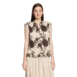 Cartoon Schlupfbluse beige/braun 42