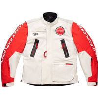 Fuel motorcycles Endurage Lucky Jacke - White / Red
