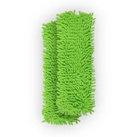 BestLivings Bodenwischer Ersatzbezug Mikrovelour Chenille Grün 2er Pack