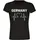 multifanshop Germany Herzschlag schwarz XL