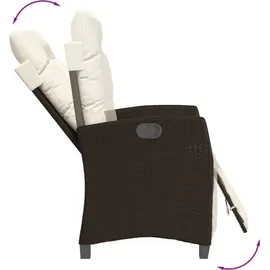vidaXL Gartensessel 58 x 58 x 93 cm braun