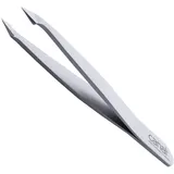 Canal Haarpinzette schräg/spitz satin rostfrei 95 mm