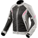 RevIt! Revit Torque 2 Damen Motorrad Textiljacke (Grey/Pink,40)
